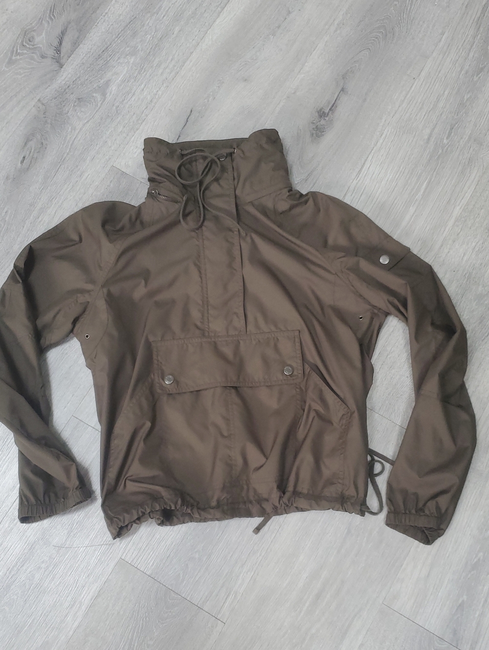 Vince Brownish Pullover Bomber Jacket S